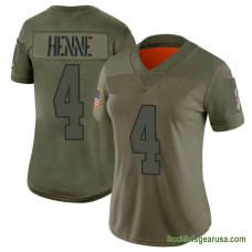 Womens Kansas City Chiefs Chad Henne Camo Game 2019 Salute To Service Kcc216 Jersey C1141